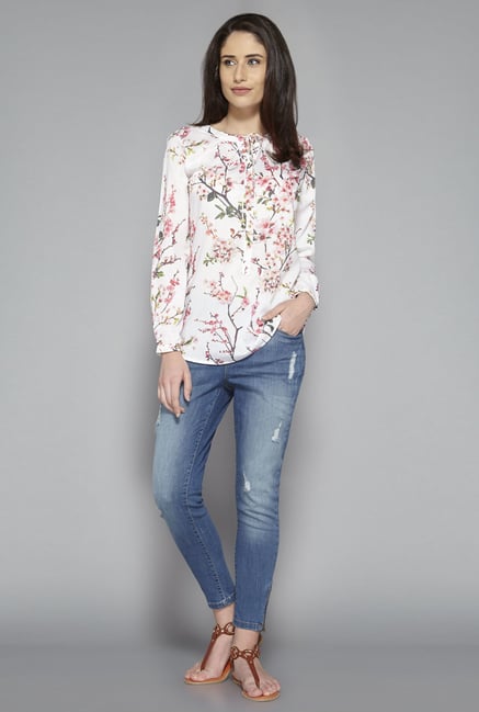 LOV by Westside Blue Ripsy Jeans LOV by Westside Blue Ripsy Jeans