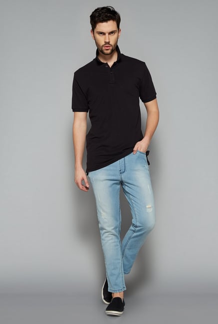 Nuon Men by Westside Blue Distressed Jeans Nuon Men by Westside Blue Distressed Jeans