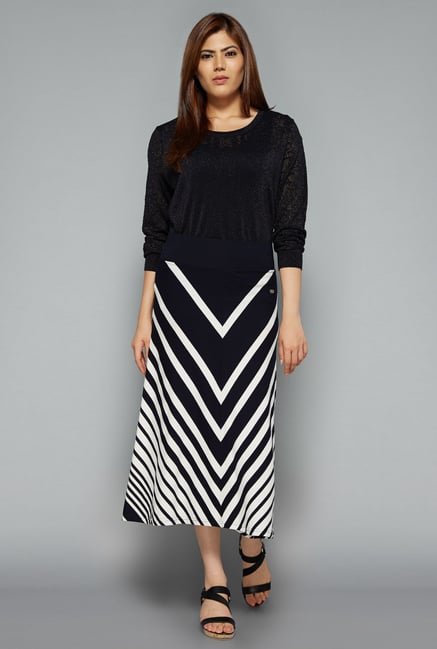 Gia by Westside Navy Midi Skirt Gia by Westside Navy Midi Skirt