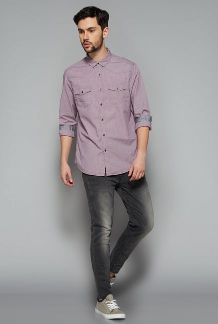 Nuon Men by Westside Grey Distressed Jeans Nuon Men by Westside Grey Distressed Jeans