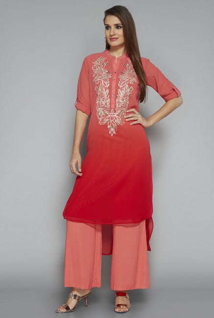 Vark by Westside Coral Floral Print Suit Set Vark by Westside Coral Floral Print Suit Set