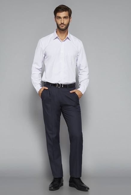 Weststreet by Westside White Checks Shirt Weststreet by Westside White Checks Shirt