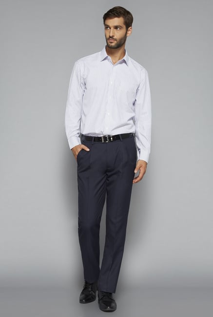 Weststreet by Westside White Striped Shirt Weststreet by Westside White Striped Shirt