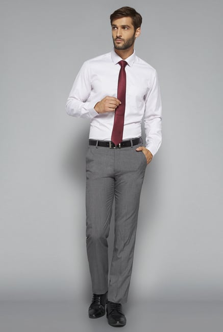 Weststreet by Westside White Checks Shirt Weststreet by Westside White Checks Shirt