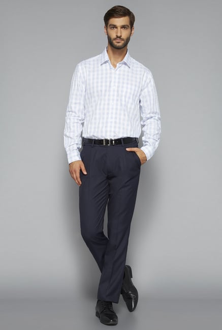 Weststreet by Westside Blue & White Checks Shirt Weststreet by Westside Blue & White Checks Shirt