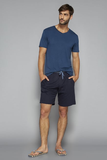 Bodybasics by Westside Navy Solid T Shirt Bodybasics by Westside Navy Solid T Shirt