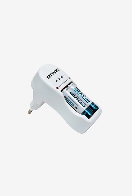Envie ECR 62 Charger with 2xAA 1000 mAh Battery (White) Envie ECR 62 Charger with 2xAA 1000 mAh Battery (White)