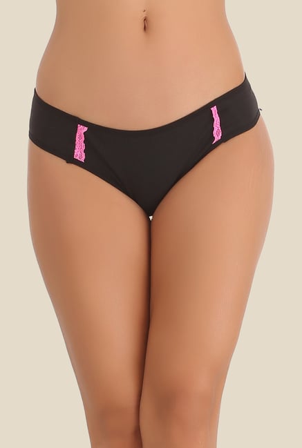 Clovia Black Solid Bikini Panty Clovia Black Solid Bikini Panty