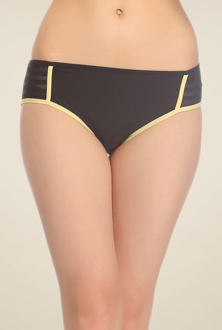 Clovia Black Striped Hipster Panty Clovia Black Striped Hipster Panty