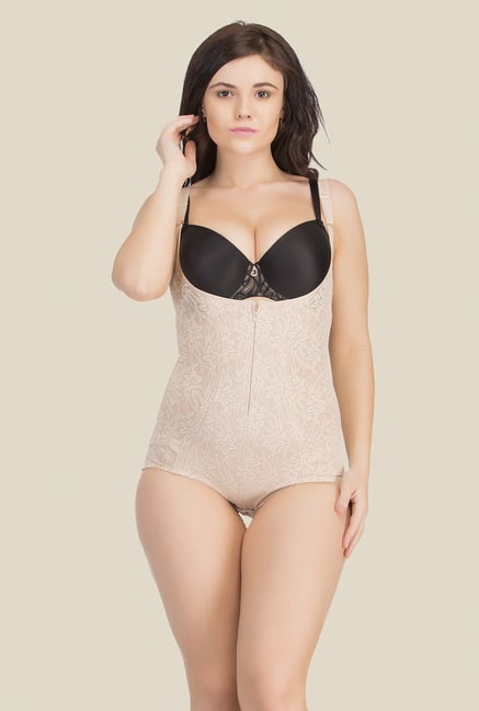 Clovia Beige Lace Shapewear Clovia Beige Lace Shapewear