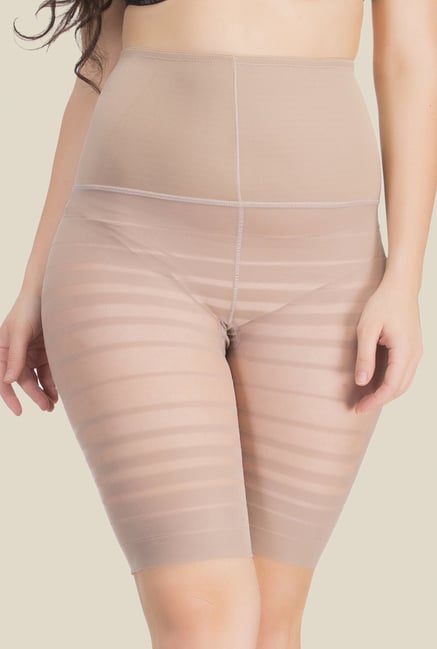 Clovia Beige Solid Shapewear Clovia Beige Solid Shapewear