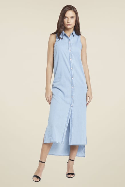 Globus Blue Denim Maxi Dress Globus Blue Denim Maxi Dress