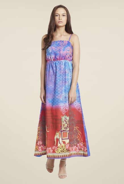 Globus Multicolor Printed Maxi Dress Globus Multicolor Printed Maxi Dress