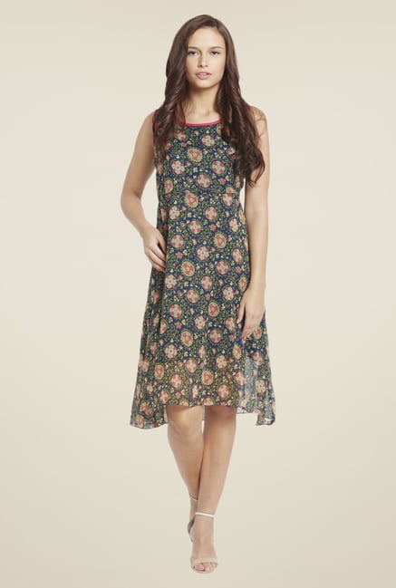 Globus Multicolor Floral Print Dress Globus Multicolor Floral Print Dress