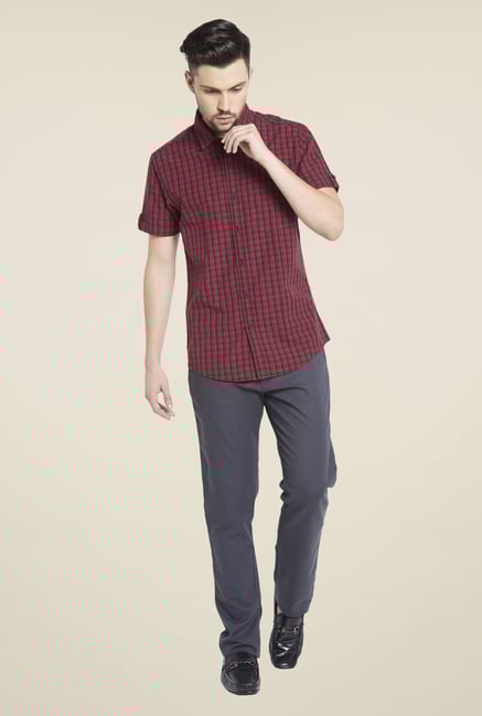 Globus Red & Black Checks Shirt Globus Red & Black Checks Shirt