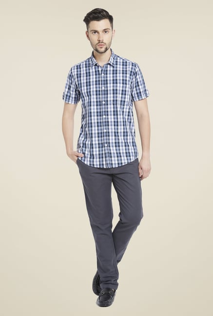 Globus Blue Checks Shirt Globus Blue Checks Shirt