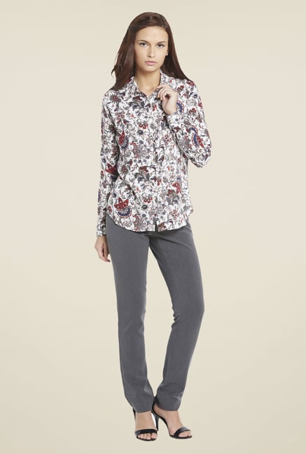 Globus Multicolor Floral Cotton Print Shirt Globus Multicolor Floral Cotton Print Shirt