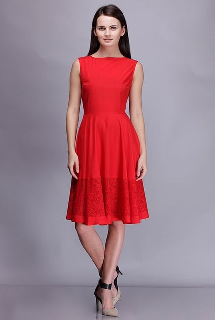 Kaaryah Red Lace Dress Kaaryah Red Lace Dress