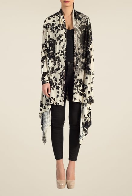 Satya Paul Grey Knit Shrug Satya Paul Grey Knit Shrug