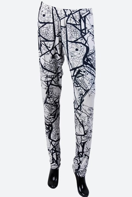 Satya Paul White & Black Leggings Satya Paul White & Black Leggings
