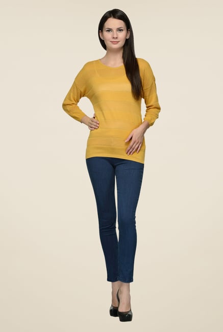 United Colors of Benetton Ochre Solid Top United Colors of Benetton Ochre Solid Top