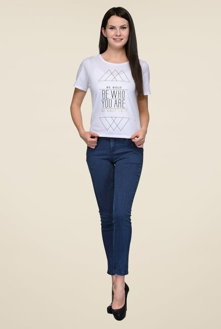 United Colors of Benetton White Printed T-shirt United Colors of Benetton White Printed T-shirt
