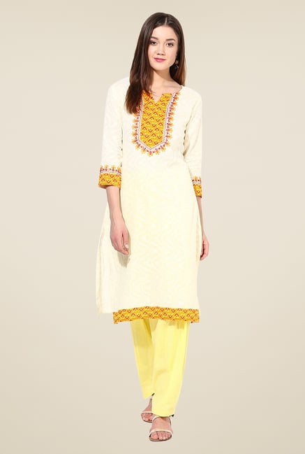 Stylenmart Yellow Solid Salwar Stylenmart Yellow Solid Salwar