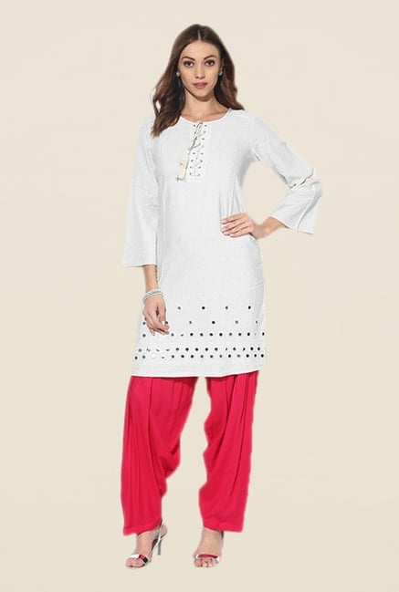 Stylenmart Pink Solid Salwar Stylenmart Pink Solid Salwar