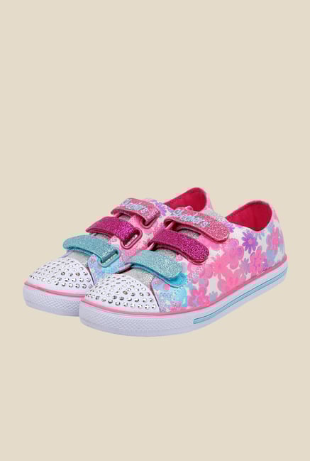Skechers Twinkle Toes Pink & White Sneakers Skechers Twinkle Toes Pink & White Sneakers