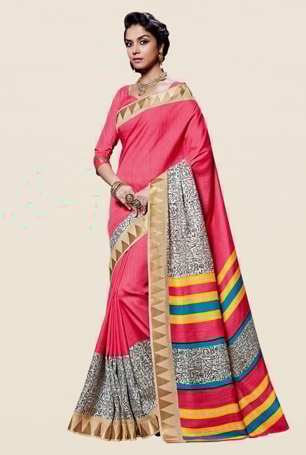 Shonaya Peach Kanjivaram Art Silk Saree Shonaya Peach Kanjivaram Art Silk Saree