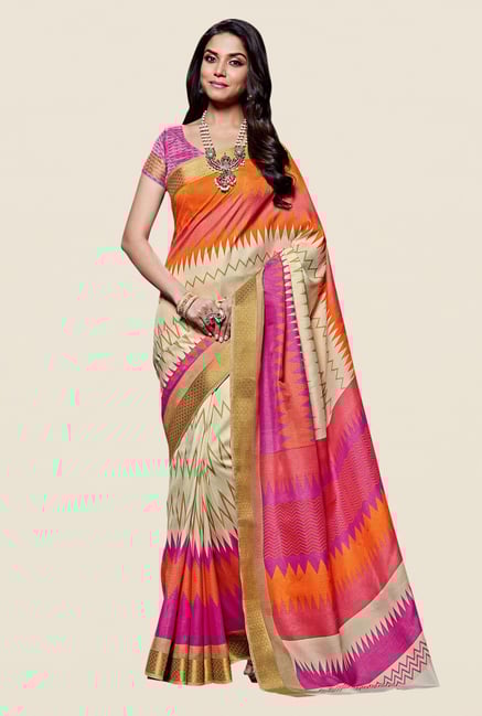 Shonaya Multicolor Kanjivaram Art Silk Saree Shonaya Multicolor Kanjivaram Art Silk Saree