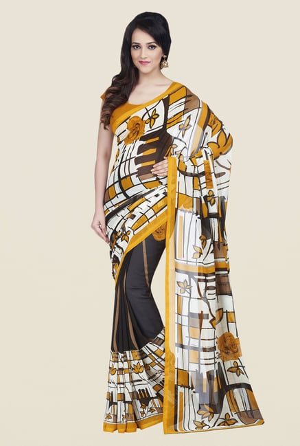 Shonaya Multicolor Free Size Printed Saree Shonaya Multicolor Free Size Printed Saree