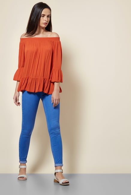 New Look Orange Top New Look Orange Top