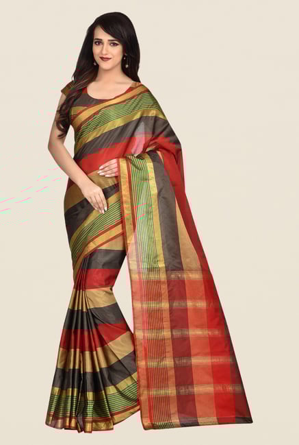 Shonaya Multicolor Banarasi Art Silk Dry Clean Saree Shonaya Multicolor Banarasi Art Silk Dry Clean Saree