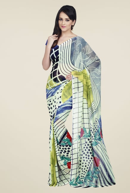 Shonaya Multicolor Dry Clean Printed Saree Shonaya Multicolor Dry Clean Printed Saree