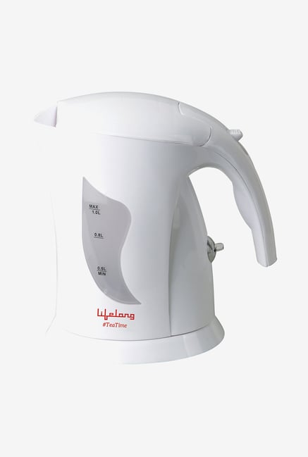 Lifelong TeaTime1 1 L Hairpin Electric Kettle (White) Lifelong TeaTime1 1 L Hairpin Electric Kettle (White)