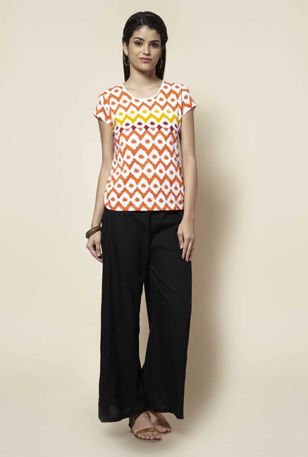 Zudio Black Solid Palazzo Zudio Black Solid Palazzo