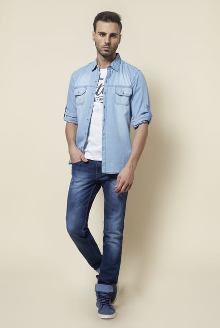Zudio White Printed T Shirt Zudio White Printed T Shirt