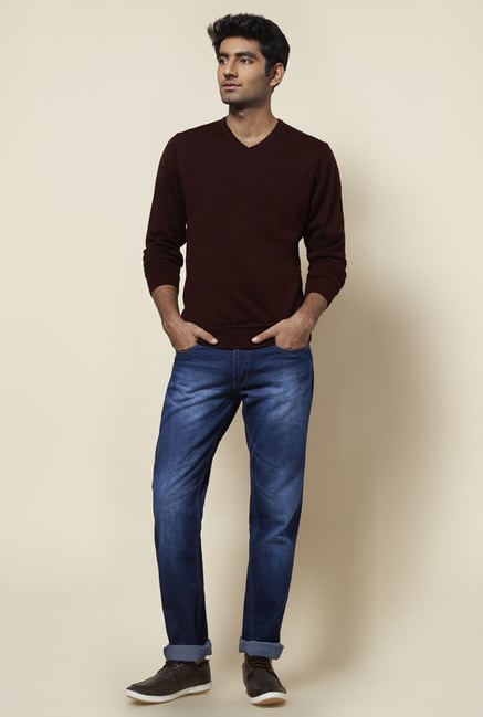Zudio Blue Slim Fit Jeans Zudio Blue Slim Fit Jeans