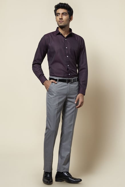 Zudio Brown Solid Shirt Zudio Brown Solid Shirt