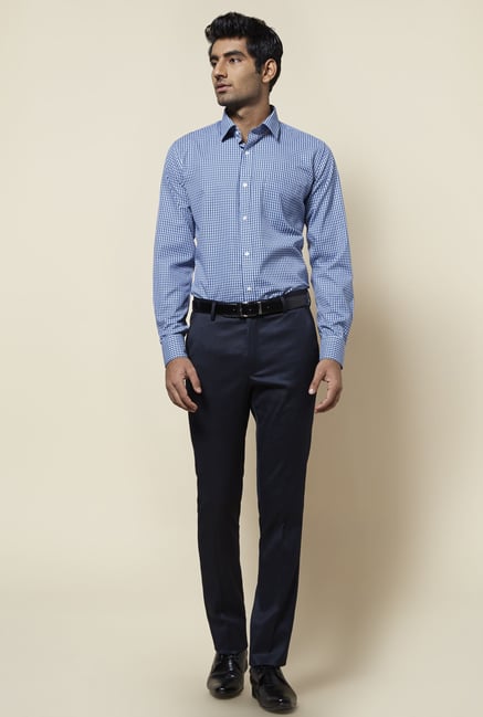 Zudio Blue Checks Shirt Zudio Blue Checks Shirt