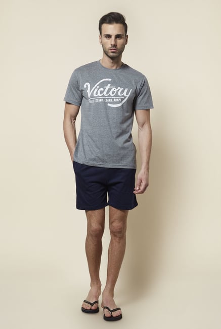 Zudio Navy Solid Shorts Zudio Navy Solid Shorts