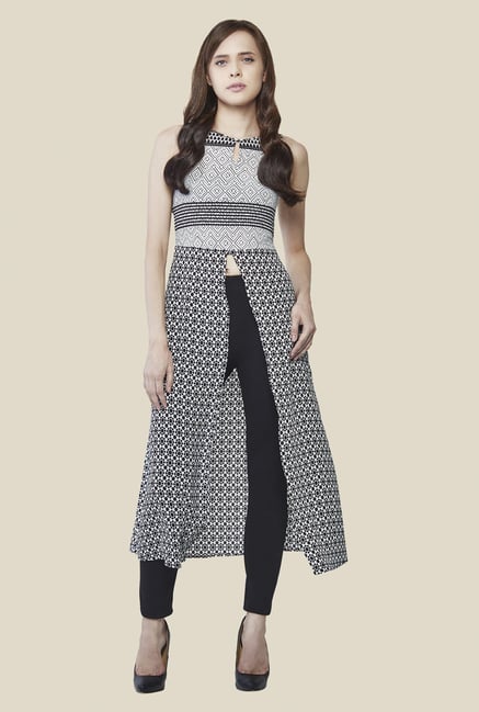 AND Black & White Printed Tunic AND Black & White Printed Tunic