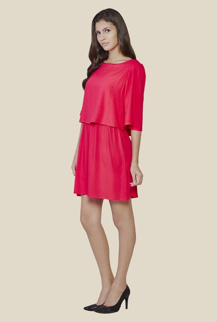 AND Pink Regular Fit Dress AND Pink Regular Fit Dress