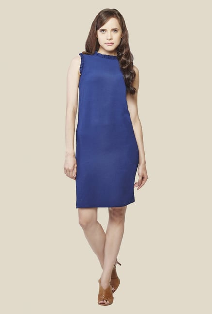 AND Navy Solid Dress AND Navy Solid Dress