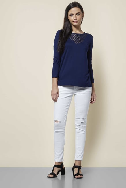 Cottonworld Solid Navy Tunic Cottonworld Solid Navy Tunic