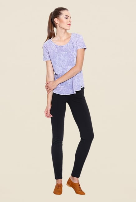 Cult Fiction Lilac Tie Dye T Shirt Cult Fiction Lilac Tie Dye T Shirt