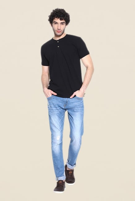 Cult Fiction Black Solid T Shirt Cult Fiction Black Solid T Shirt