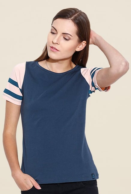 Cult Fiction Teal Solid T Shirt Cult Fiction Teal Solid T Shirt