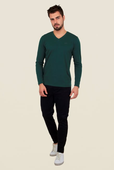 Cult Fiction Olive Solid T Shirt Cult Fiction Olive Solid T Shirt